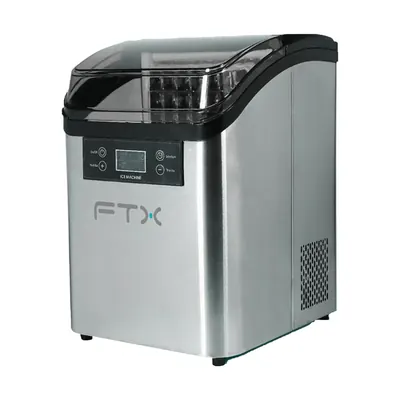 FABRICADORA DE HIELO FTX 180W 220V 2.5L/20KG ACERO INOXIDABLE IM-08