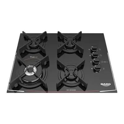 ANAFE DAKO 4H GLASS A GAS NEGRO 01630