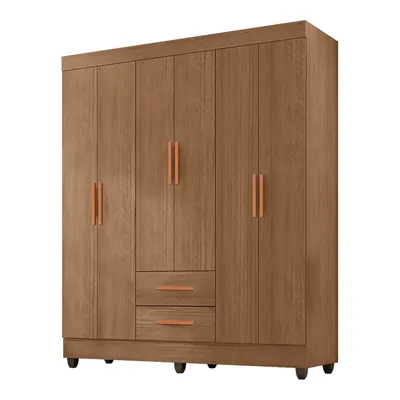 Ropero Unanime Alpes 6 Puertas Carvalho Oak