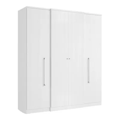 Ropero Unanime Splendore 4 Puertas Blanco