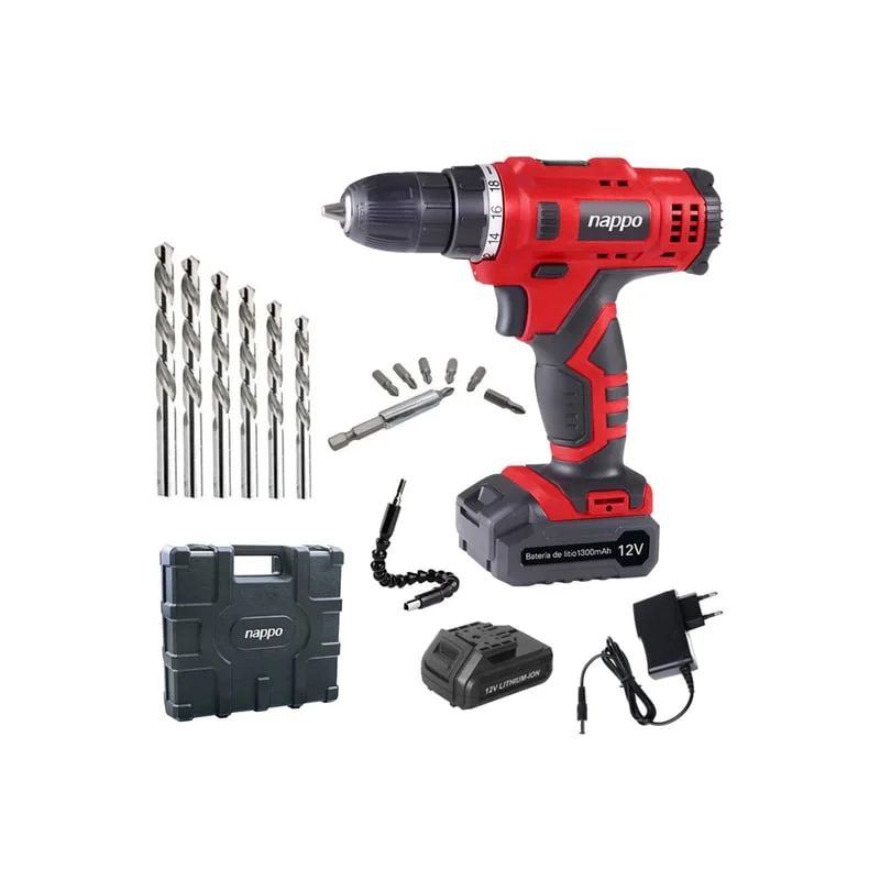 KIT TALADRO INALAMBRICO NAPPO NHK-054 2