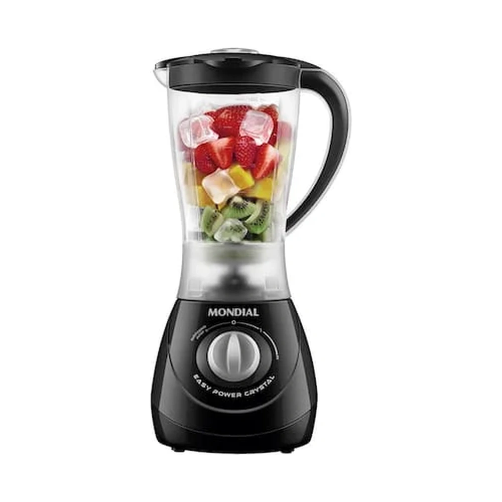 LICUADORA MONDIAL 1.9LTS EASY POWER NEGRO L-550-B 2VEL 550W 3