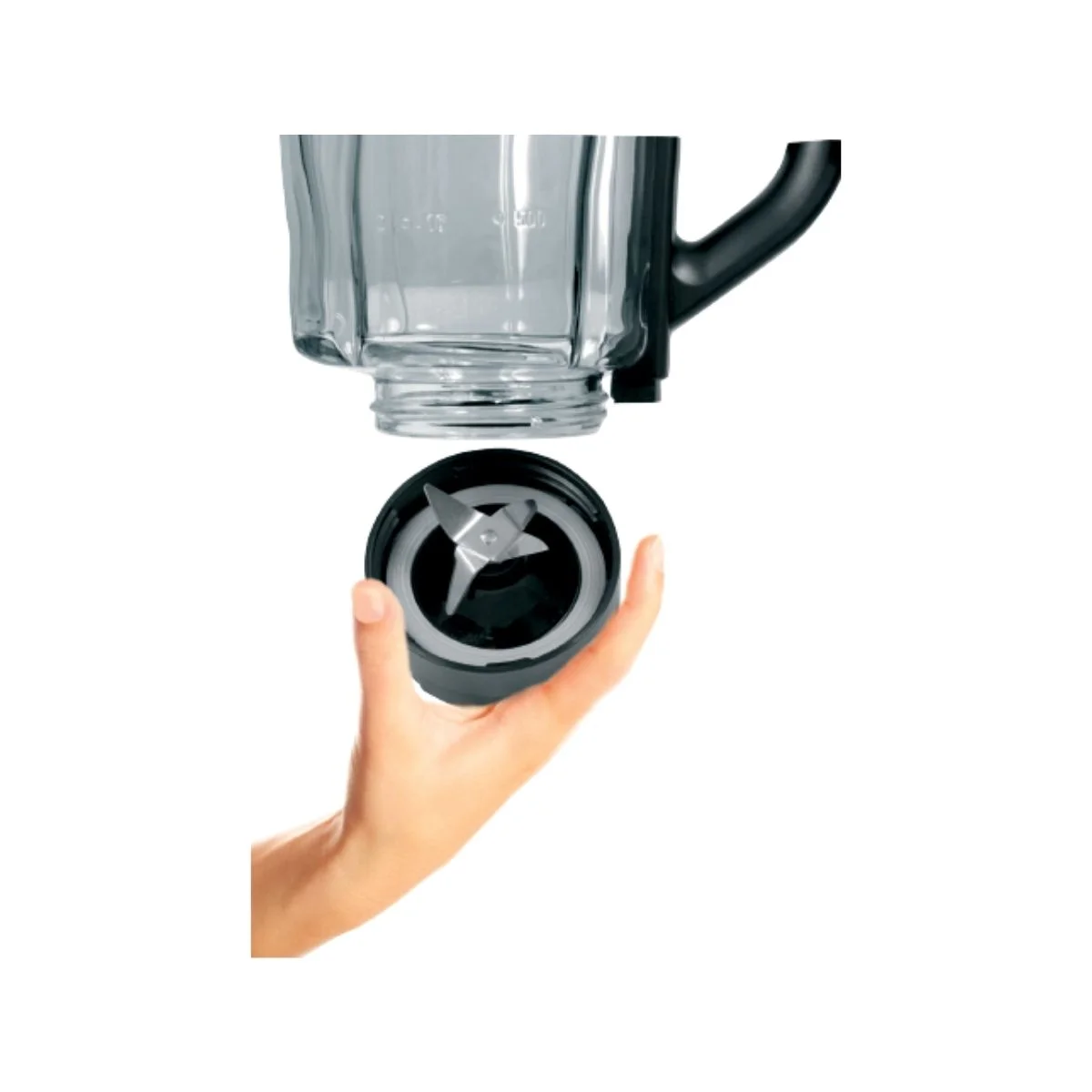 LICUADORA JAM 1.5LTS  LIC-650W BASE INOX CON JARRA DE VIDRIO 2