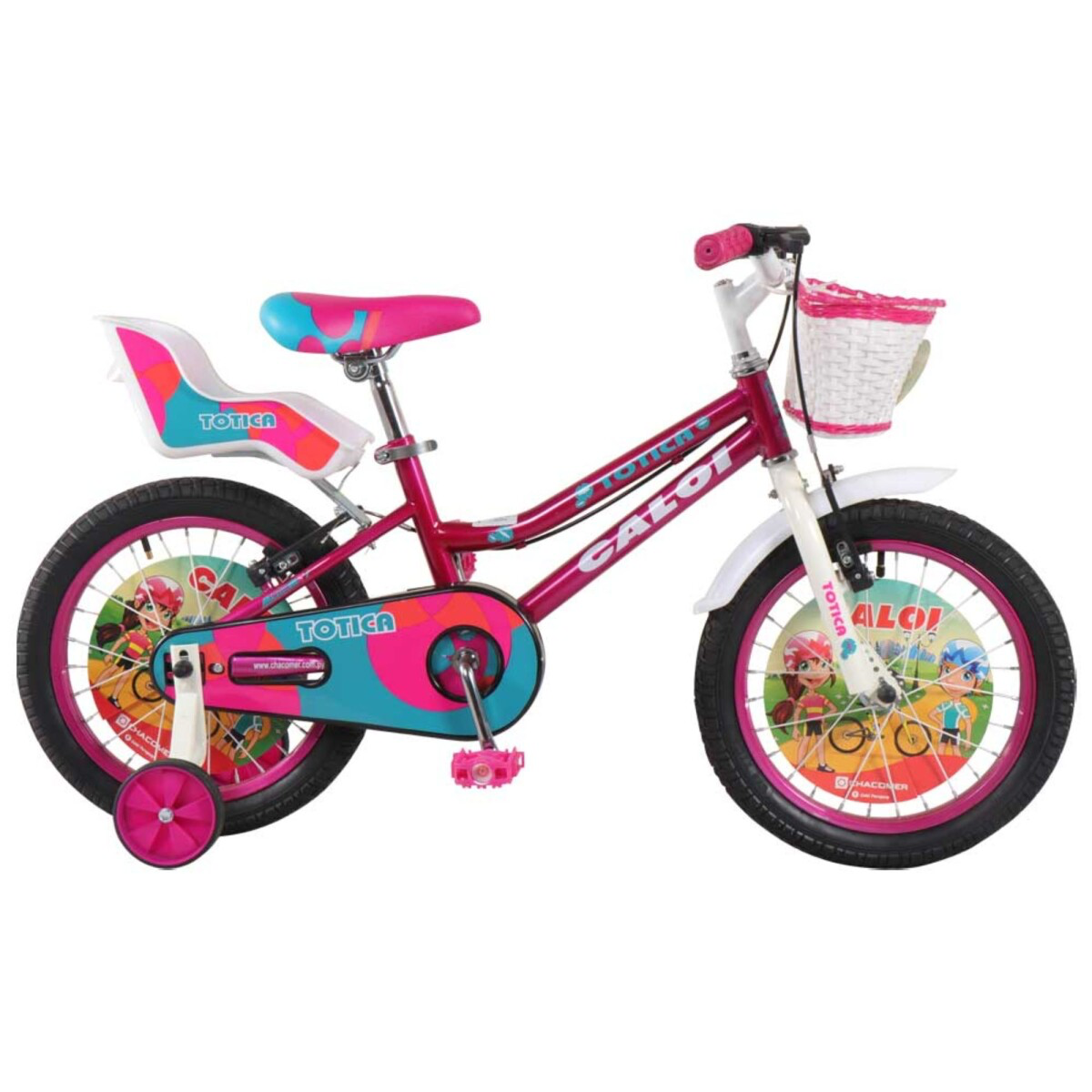 BICI CALOI ARO 12" NEW TOTICA NENA FUCSIA