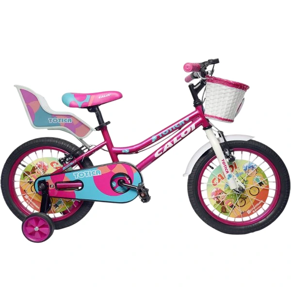 BICI CALOI ARO 12" NEW TOTICA NENA FUCSIA 2