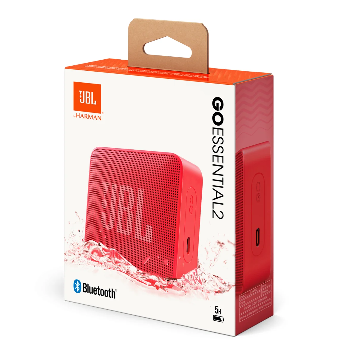 SPEAKER JBL GO ESSENTIAL ROJO