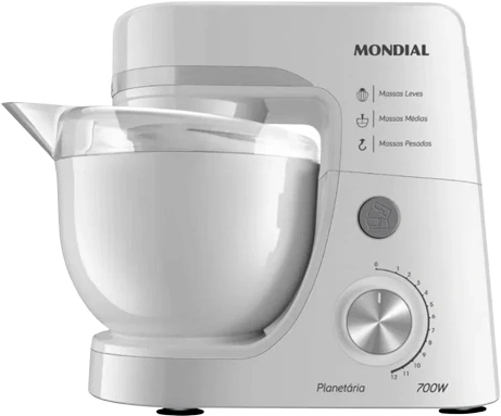 BATIDORA PLANETARIA MONDIAL BP-03-W 12V BLANCO 4