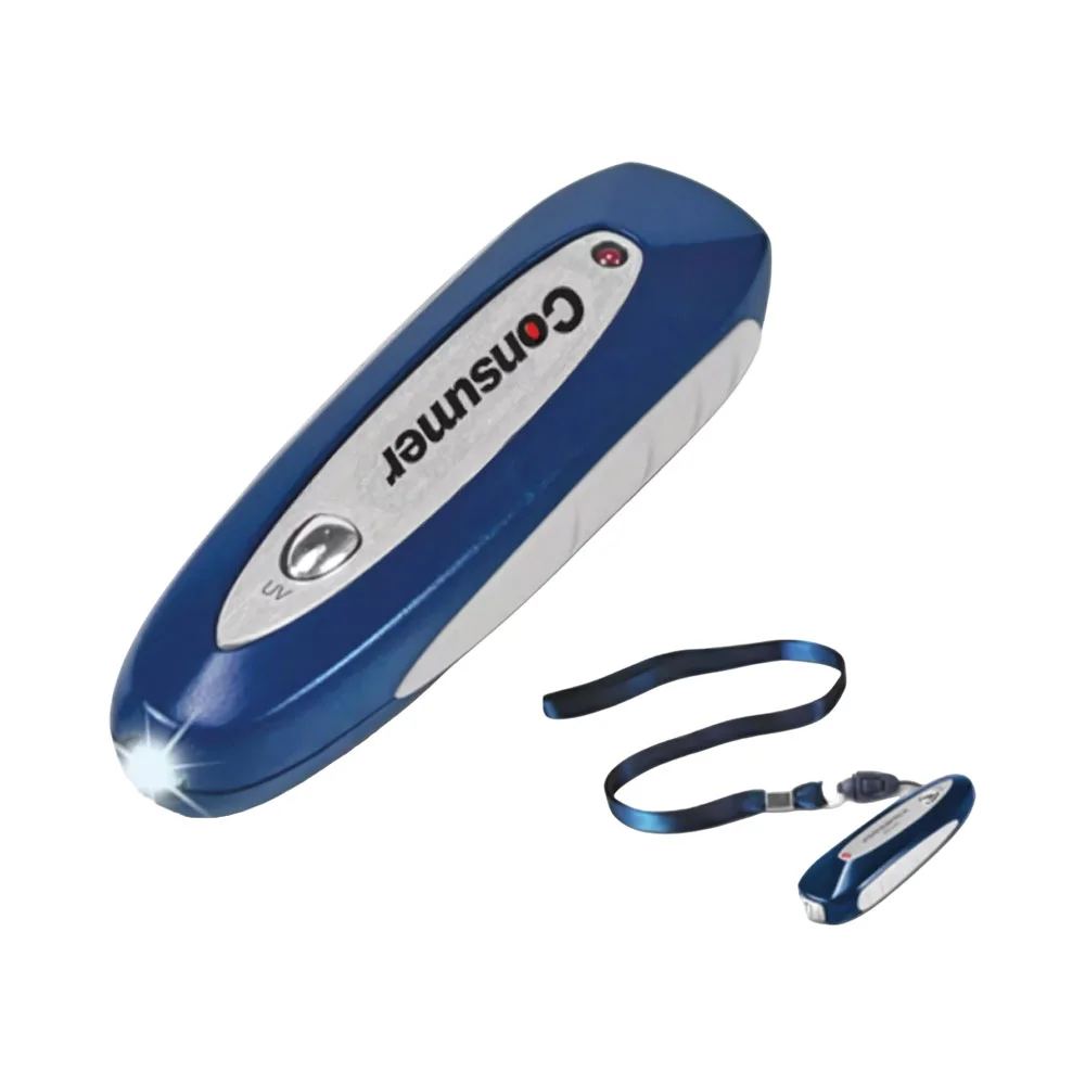 DETECTOR DE DINERO FALSO PORTATIL CONSUMER C/ LUZ UV