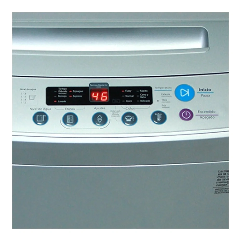 LAVARROPAS WHIRLPOOL MOD WWI08BS9LS 8.5KGS 720RPM SILVER 220V-50HZ W386 2