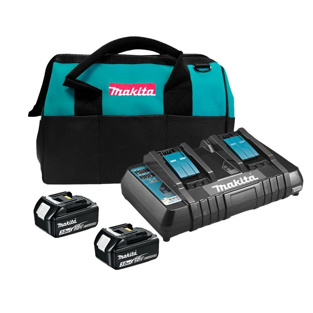KIT CARGADOR MAKITA BI + 2 BAT 3A 18V TA198046-9 3