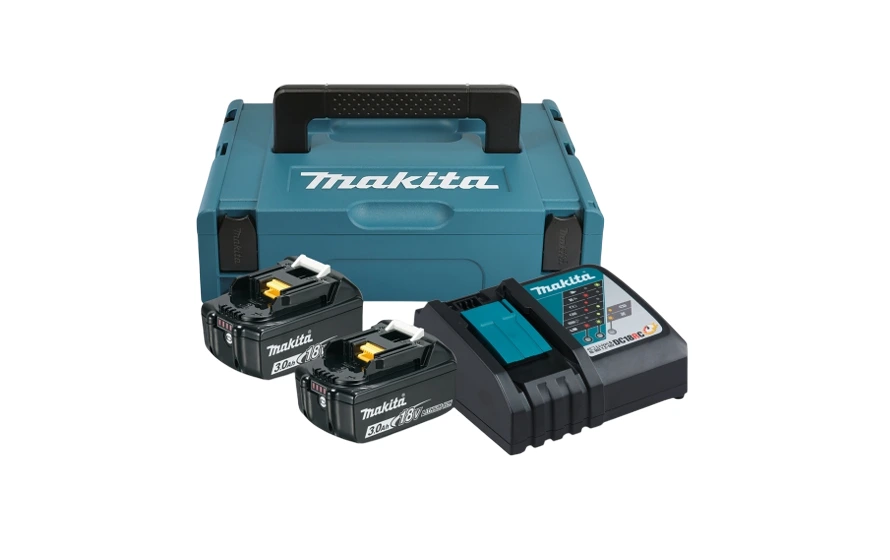KIT CARGADOR MAKITA BI + 2 BAT 3A 18V TA198046-9 4