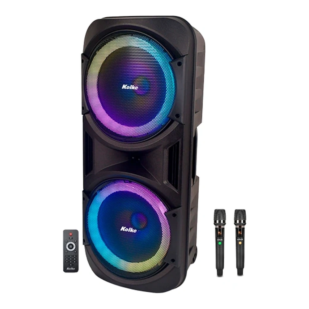 PARLANTE KOLKE INALAMBRICO DOBLE 12" BLOW KPB-666
