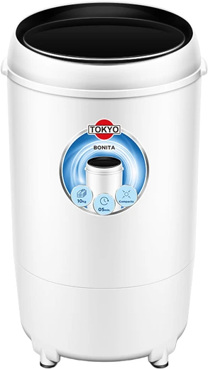 CENTRIFUGA DE ROPAS TOKYO BONITA 10KGS BLANCA C/ TIMER T3014-EDTDCE15BL