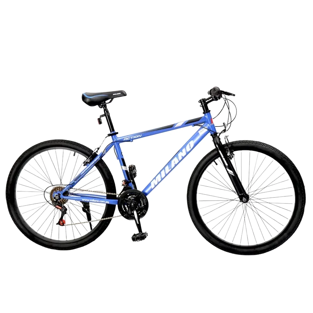 BICICLETA MILANO ACTION 26"18 VEL.AZUL