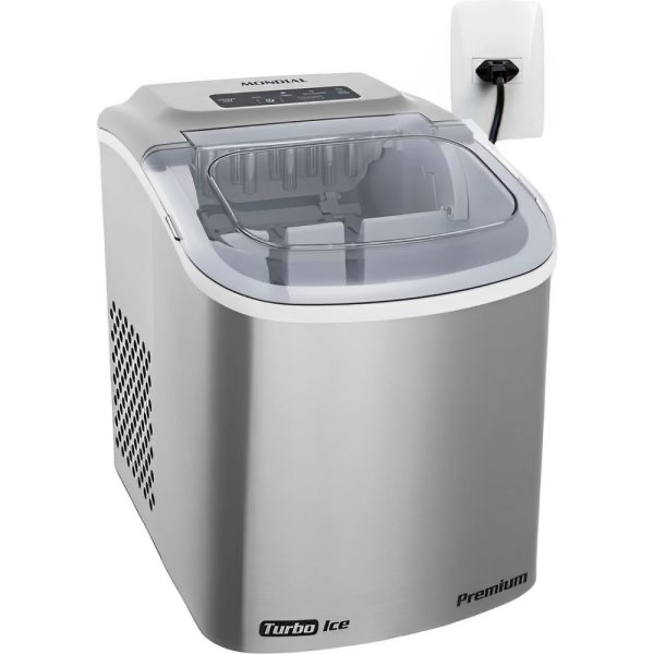 FABRICADORA DE HIELO MONDIAL TURBO ICE PREMIUM 1,3LTS MG-12-GI 2