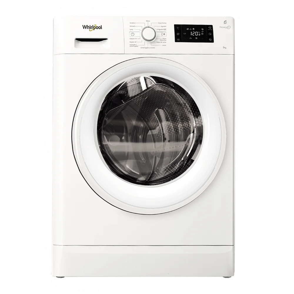 LAVARROPAS WHIRLPOOL 9KG FRESHCARE INVERTER C/F MOD EDWLF902B-N COD W439 2