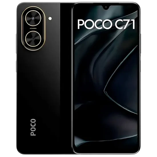 CELULAR XIAOMI POCO C71 4/128GB NEGRO