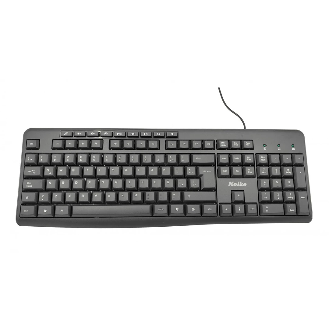 TECLADO KOLKE MULTIMEDIA EN ESPAÑOL KET-701