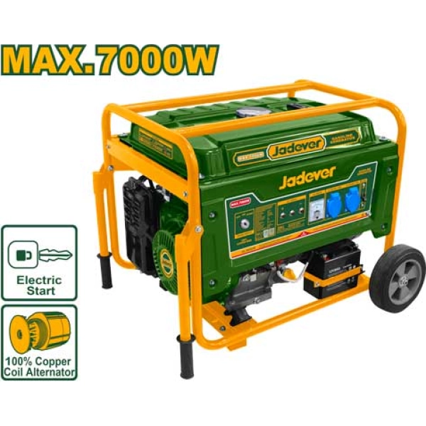 GENERADOR 7000W NAFTERO. ARRANQUE JDGEAA09