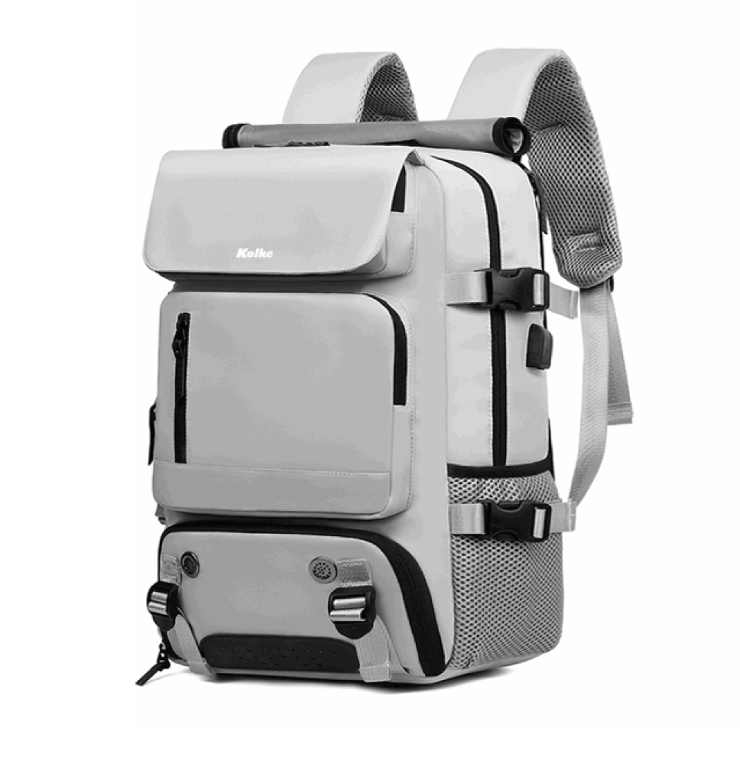 MOCHILA DE VIAJES HIKES KVM-720 GRIS (REG)