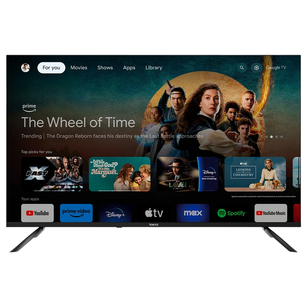 TELEVISOR SMART 50 TOKYO GOOGLE TV 5.0 4K FRAMELESS C/ CHROMECAST INCLUIDO - T3567