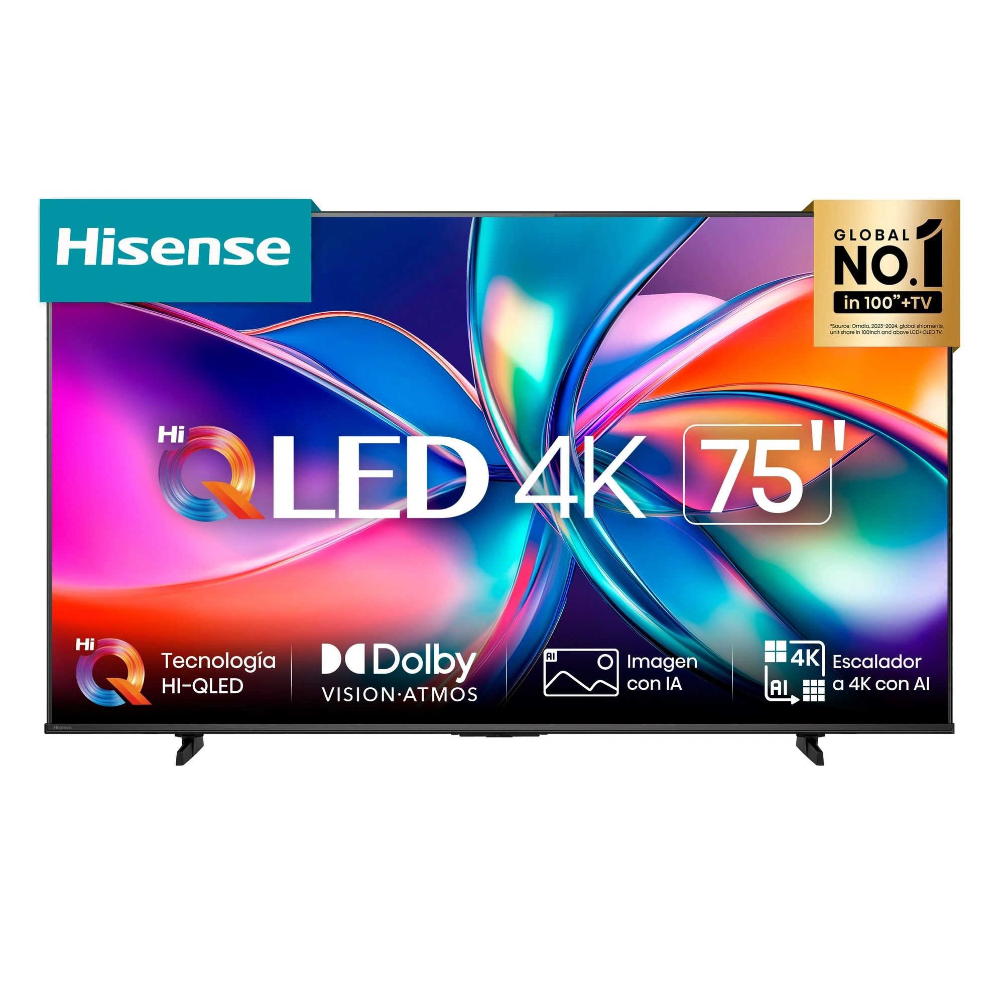 TELEVISOR HISENSE VIDAA, 4K QLED, BT, VOICE CONTROL (75Q6QV) 2
