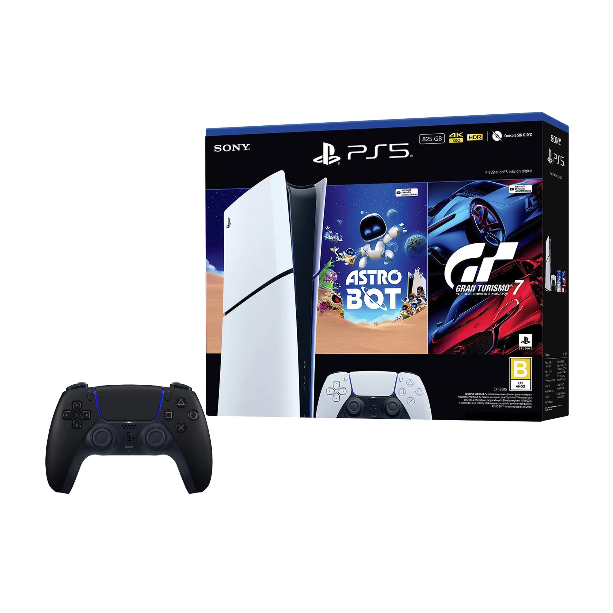 PLAY STATION 5 HW 2015 GT7+ASTRO DIGITAL 825GB LAT