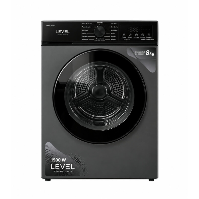 SECARROPAS LEVEL 8KG SILVER (INOX) LVSE-001