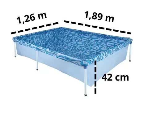 PISCINA MOR 1000LTS ESTRUCTURA RECTANGULAR 001002 3