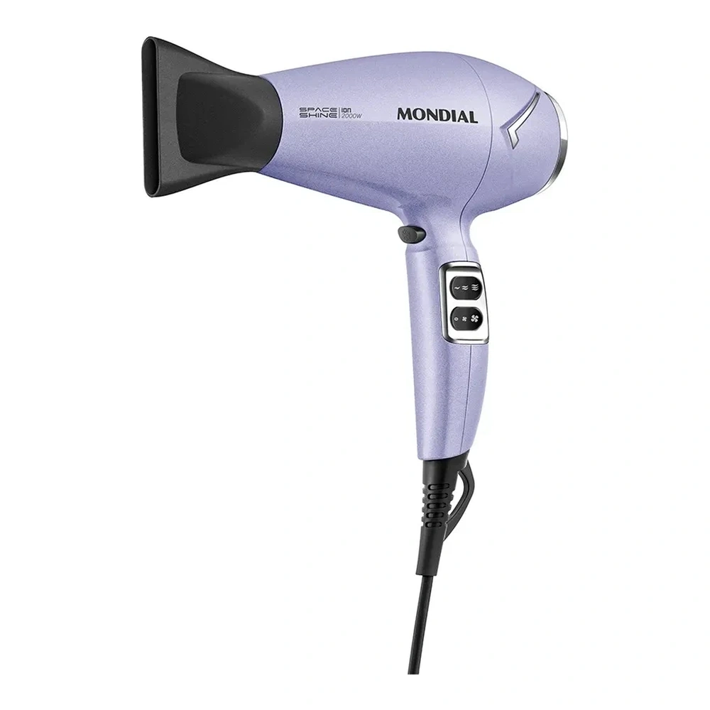SECADOR DE CABELOS MONDIAL SPACE SHINE LILAS