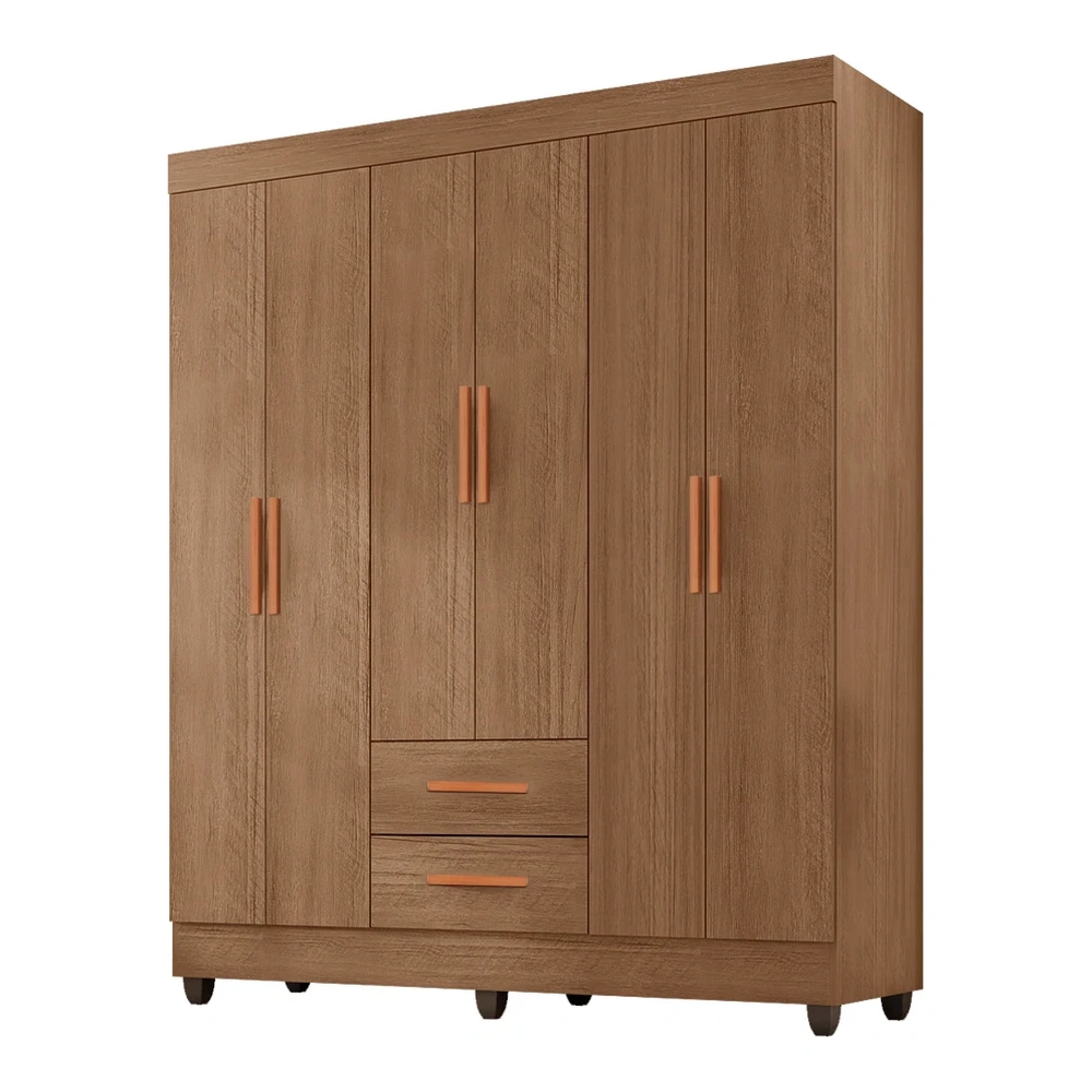Ropero Unanime Alpes 6 Puertas Carvalho Oak