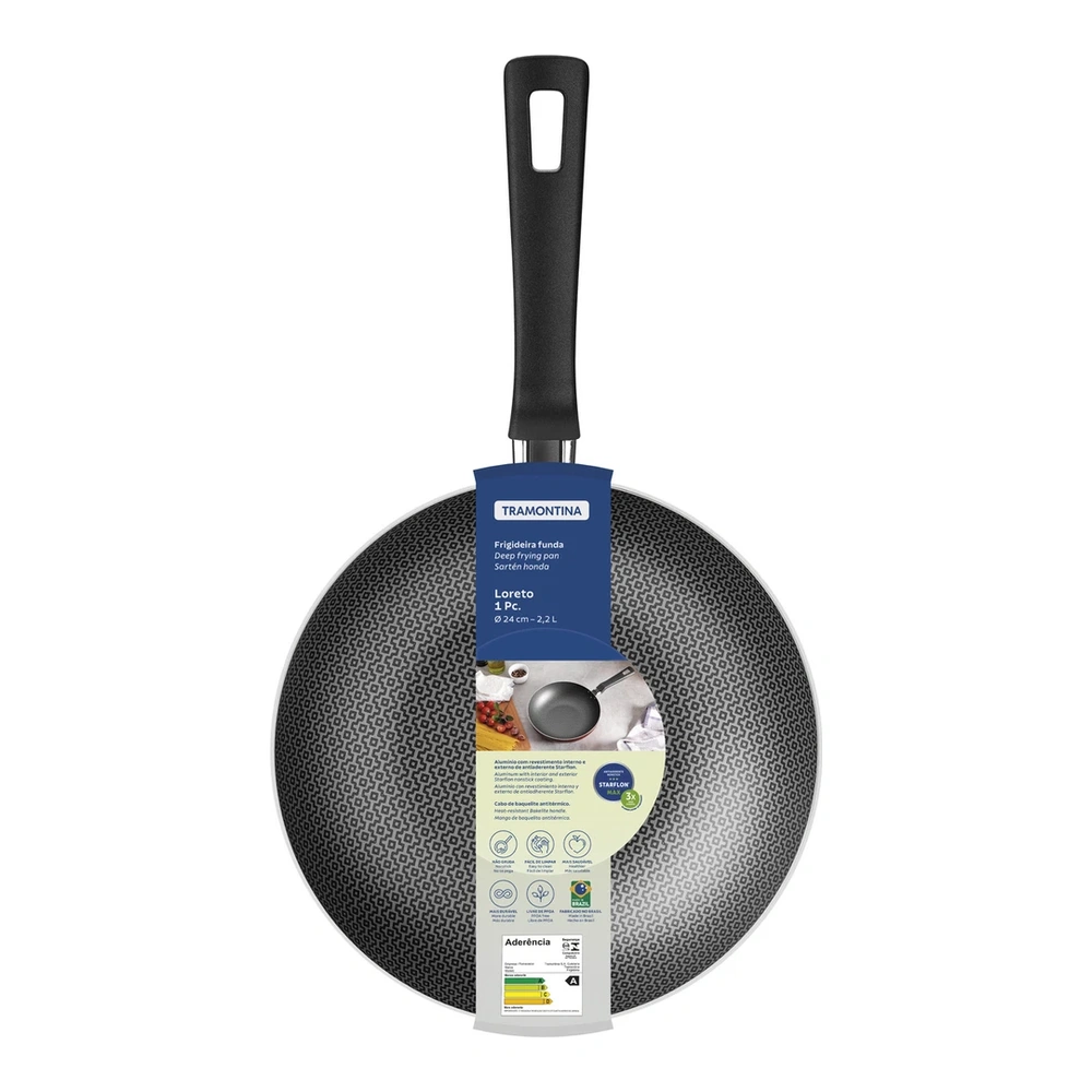 SARTEN HONDA 24 CM LORETO TRAMONTINA T203852 5