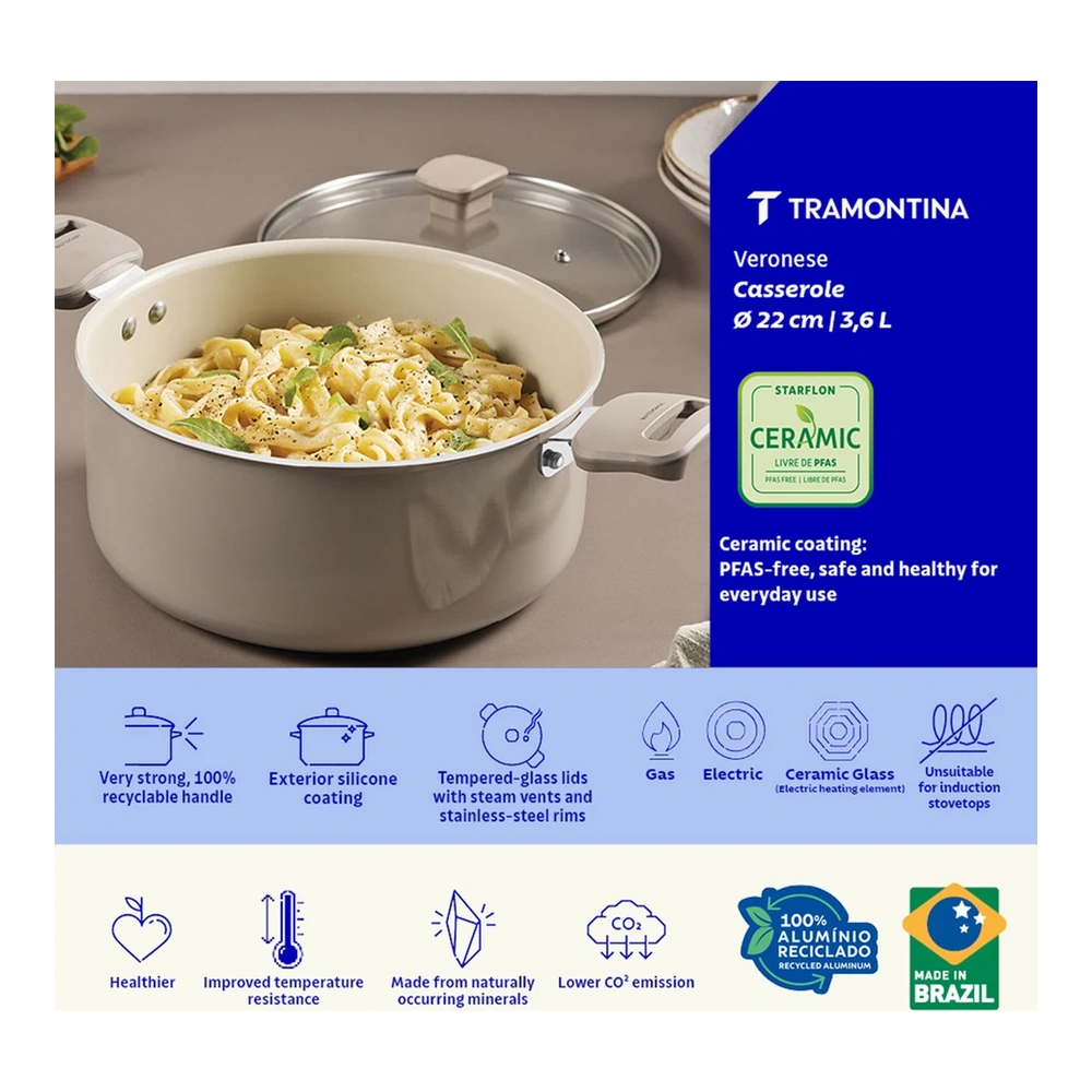 CACEROLA 22 CM VERONESE TRAMONTINA T286232 4