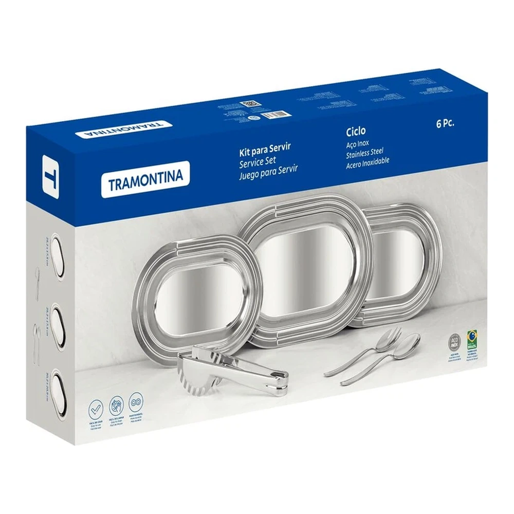 JUEGO  PARA  SERVIR 6PZAS  CICLO TRAMONTINA T64510J 4