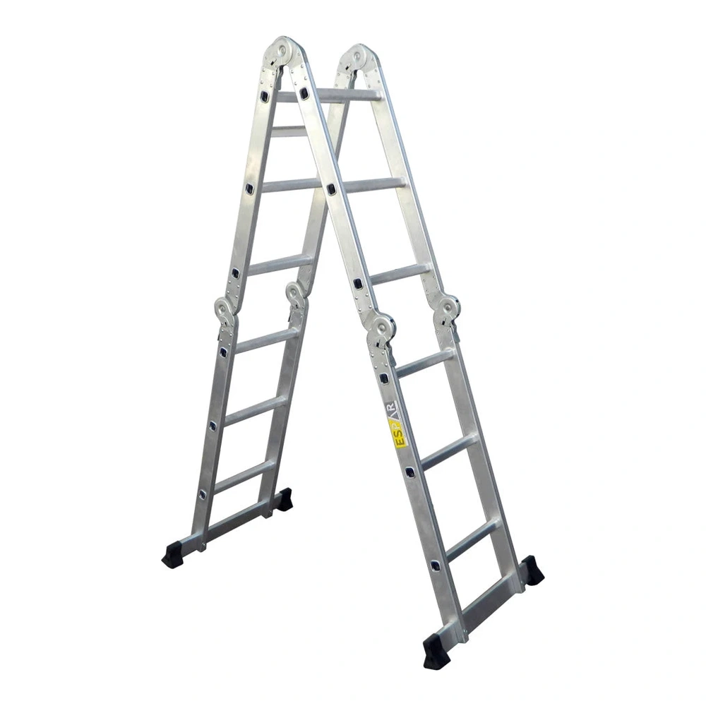 ESCALERA ARTICULADA DE ALUMINIO 4X3 PELDAÑOS, ESPAR