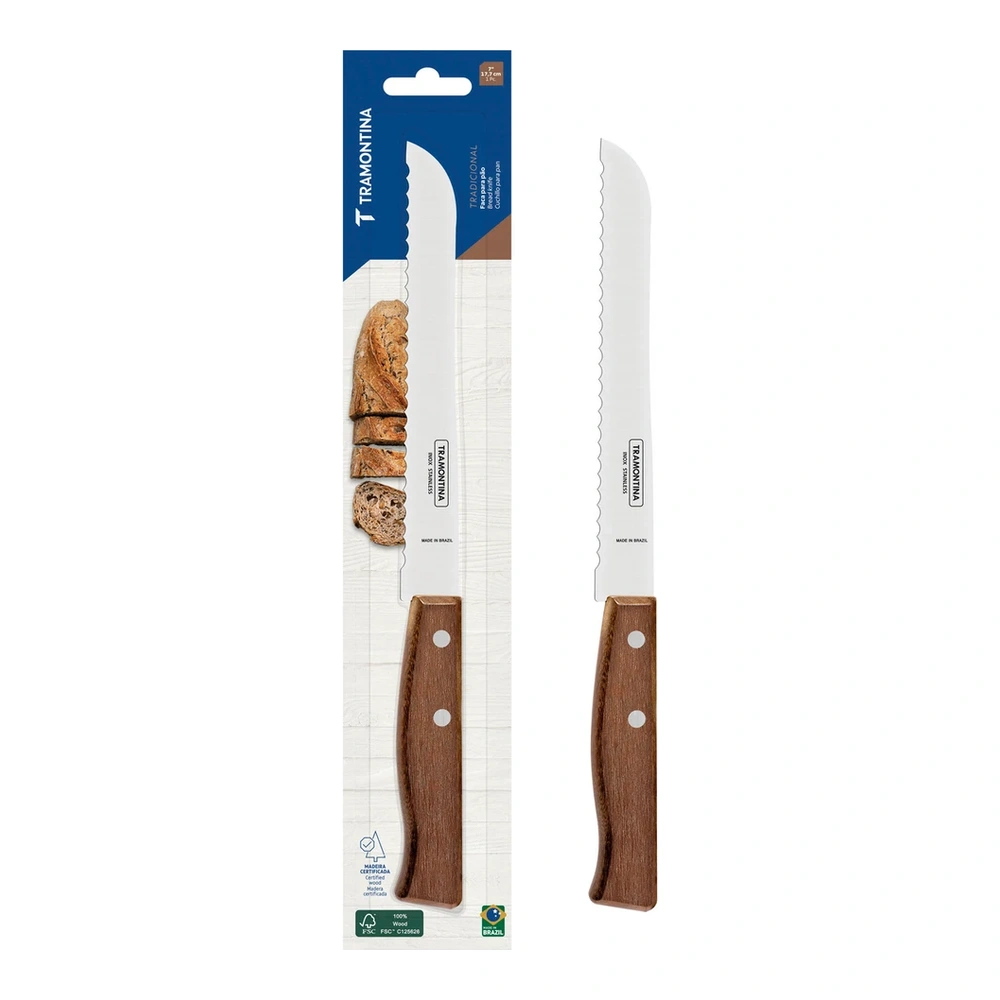 CUCHILLO PAN 7 TRADICIONAL TRAMONTINA T222152 2