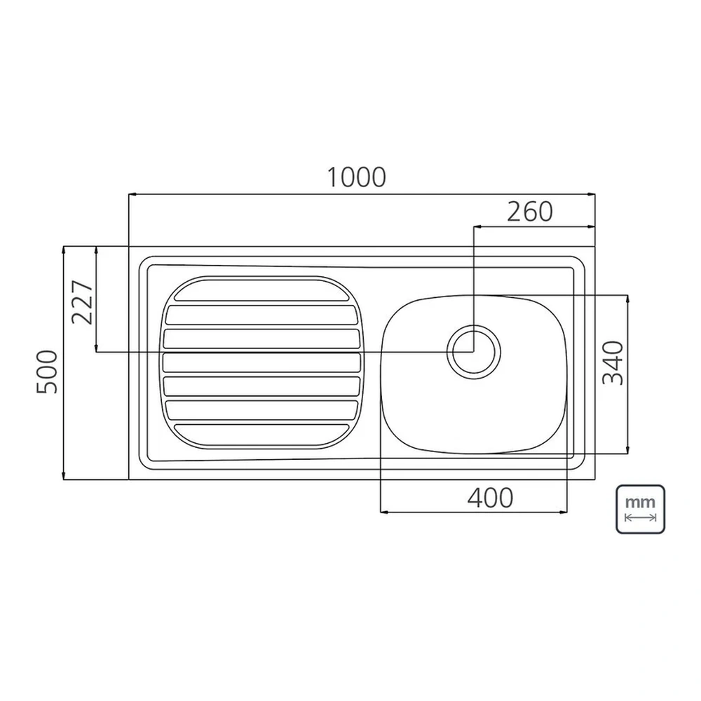 FREG ACERO INOX100X50 1CD STD TRAMONTINA T934225 3