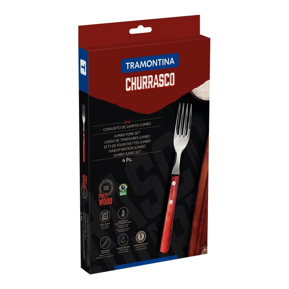 JUEGO   TENEDORES JUMBO 4  PZAS TRAMONTINA T21199U 3