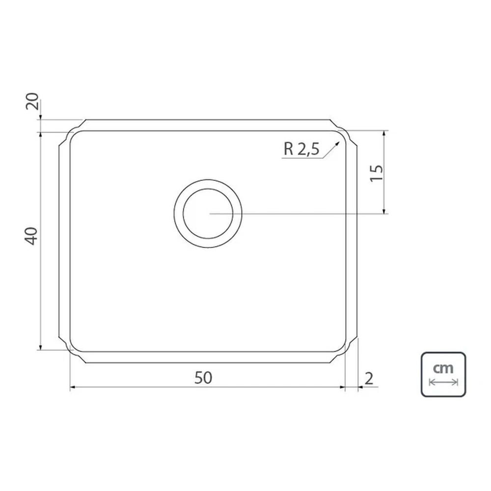 CUBETA PROF INOX 50X40X33 TRAMONTINA T940921 4
