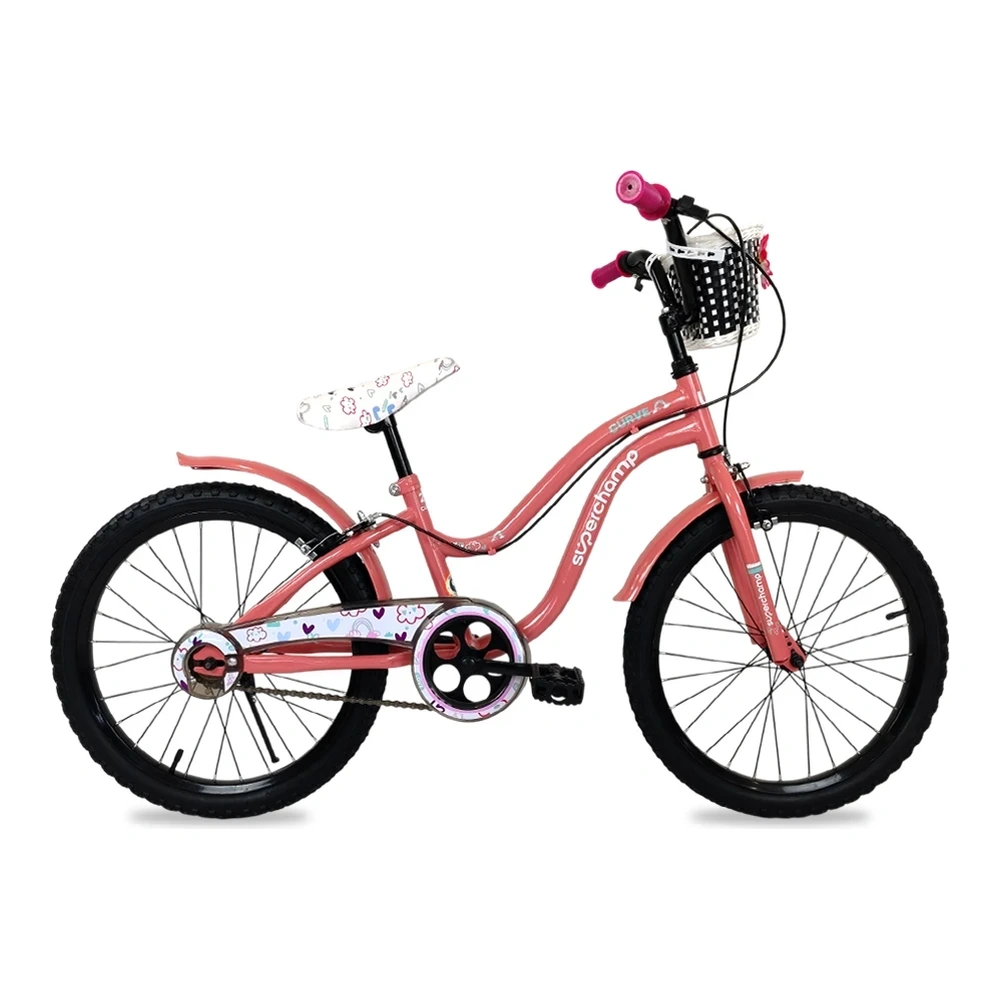BICICLETA SUPERCHAMP CURVE ARO 20 CORAL
