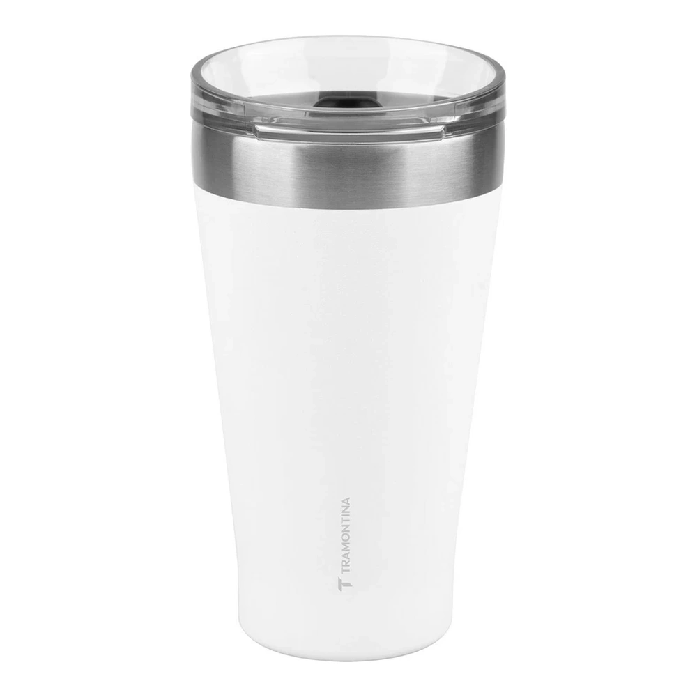 VASO TERMICO CON TAPA - BLANCOANCO TRAMONTINA T61646C 2