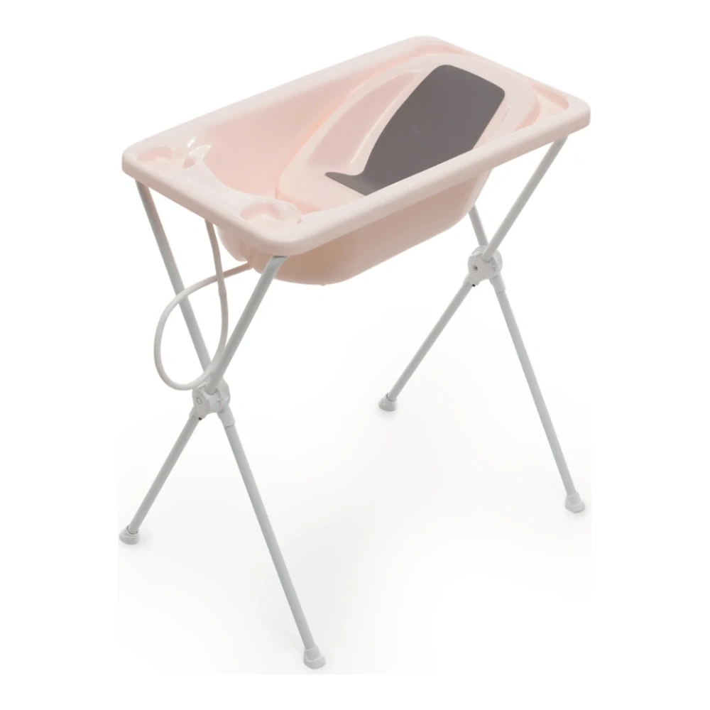 BAÑERA PARA BEBE GALZERANO ACQUA TRIO CON SOPORTE + REDUCTOR ROSA CLARO 20KG 7065RS