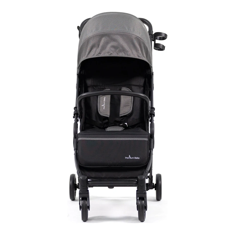 CARRITO PREMIUM BABY COMPACTO TIPO MALETA CON BABY SEAT LUCA GRIS 3