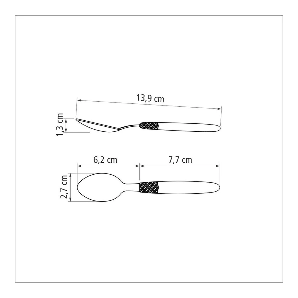 JUEGO  CUCHARAS TE 12PZAS IPANEMA TRAMONTINA T233671 4
