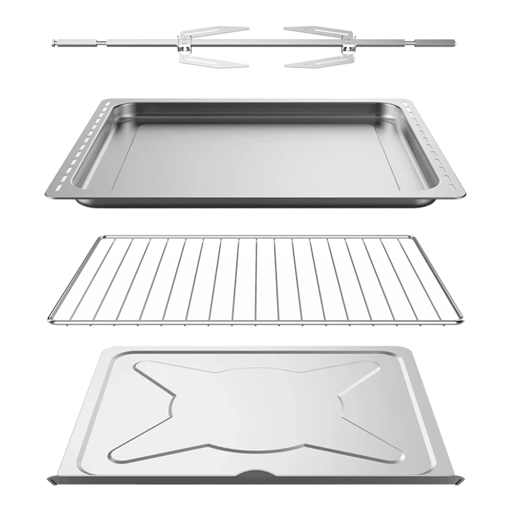 Horno Eléctrico 55 Litros con Spiedo Color Negro 3