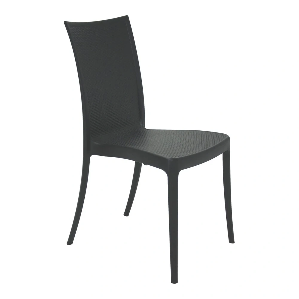 SILLA LAURA RATAN NEGRO TRAMONTINA T920321