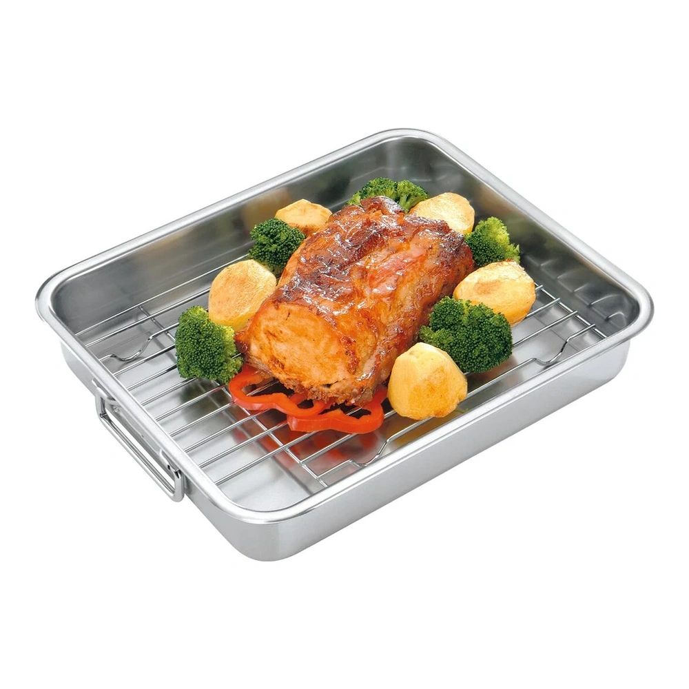FUENTE PARA  HORNEAR CON PARRILLA TRAMONTINA T614092 3