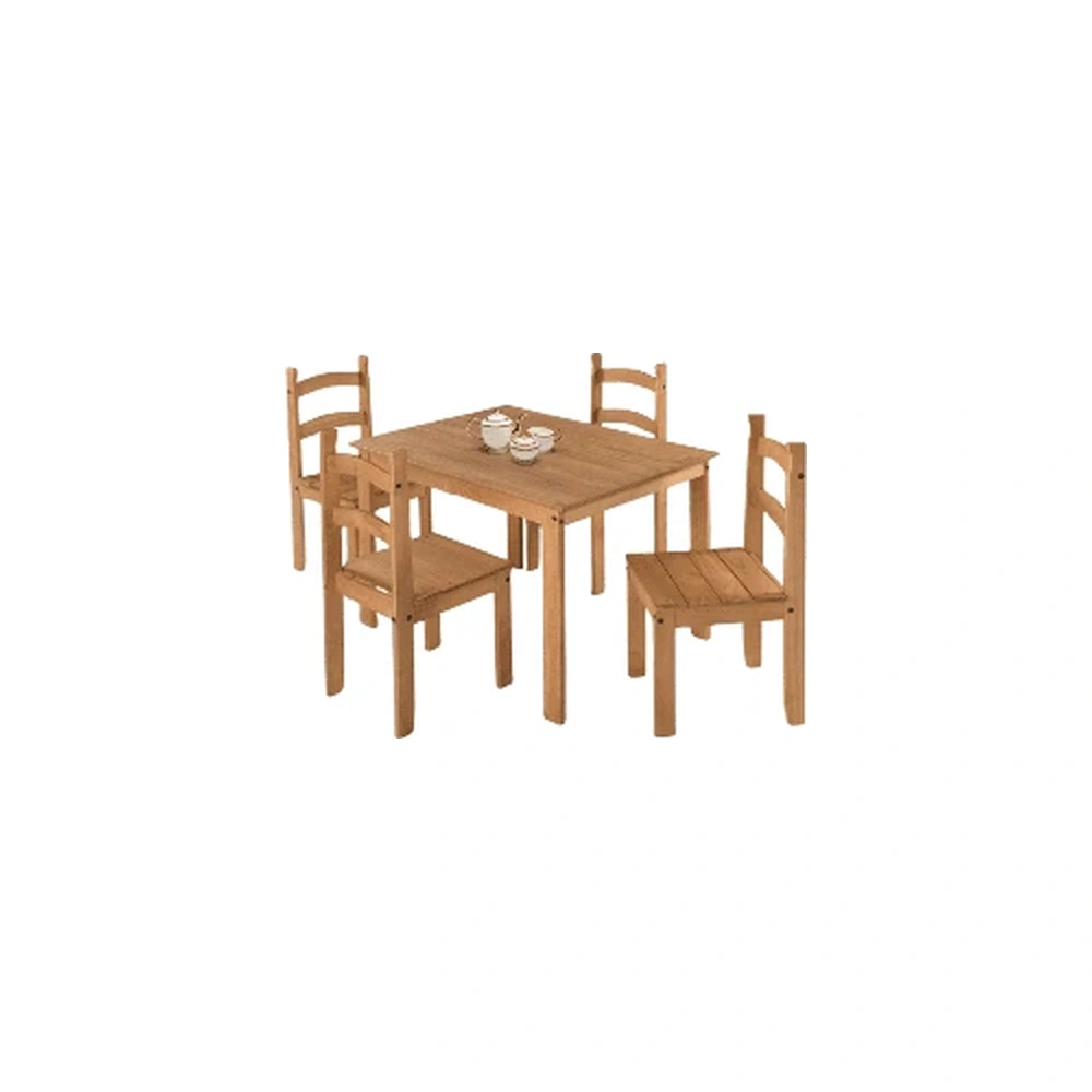 Juego de Comedor Unanime 4 Sillas Mel