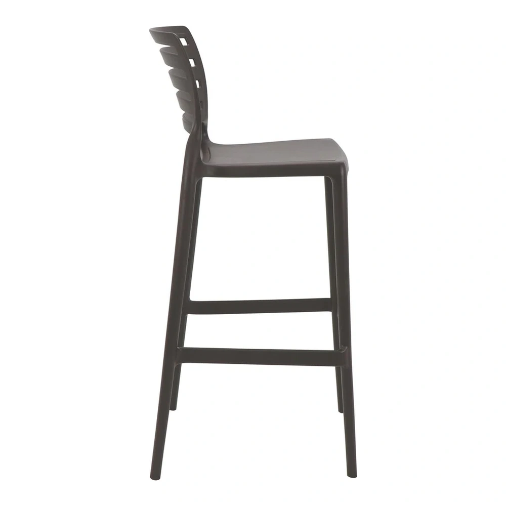 SILLA SOFIA RESPALDO HZ ALTA BAR MARRON TRAMONTINA T921372 5