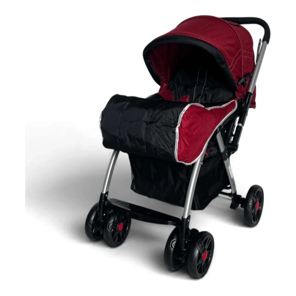 CARRITO CUNA eBABY ROJO 1130-RJ 2